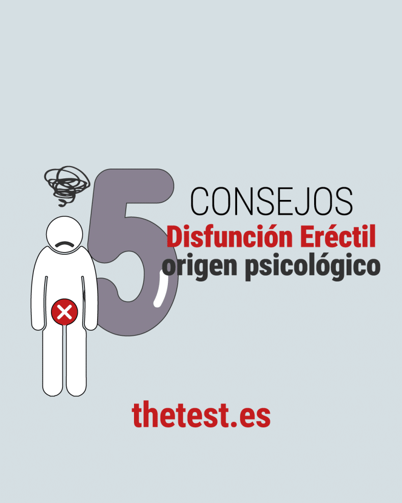 Consejos Disfunción eréctil origen psicológico